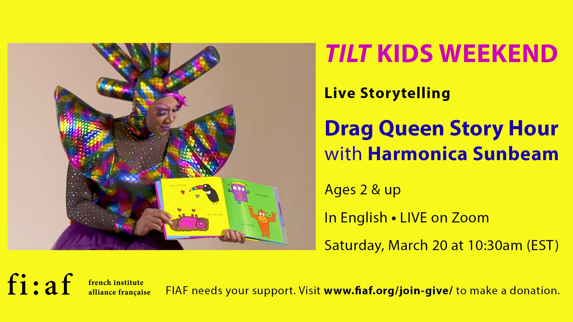 TILT Kids Weekend | Drag Queen Story Hour with Harmonica Sunbeam