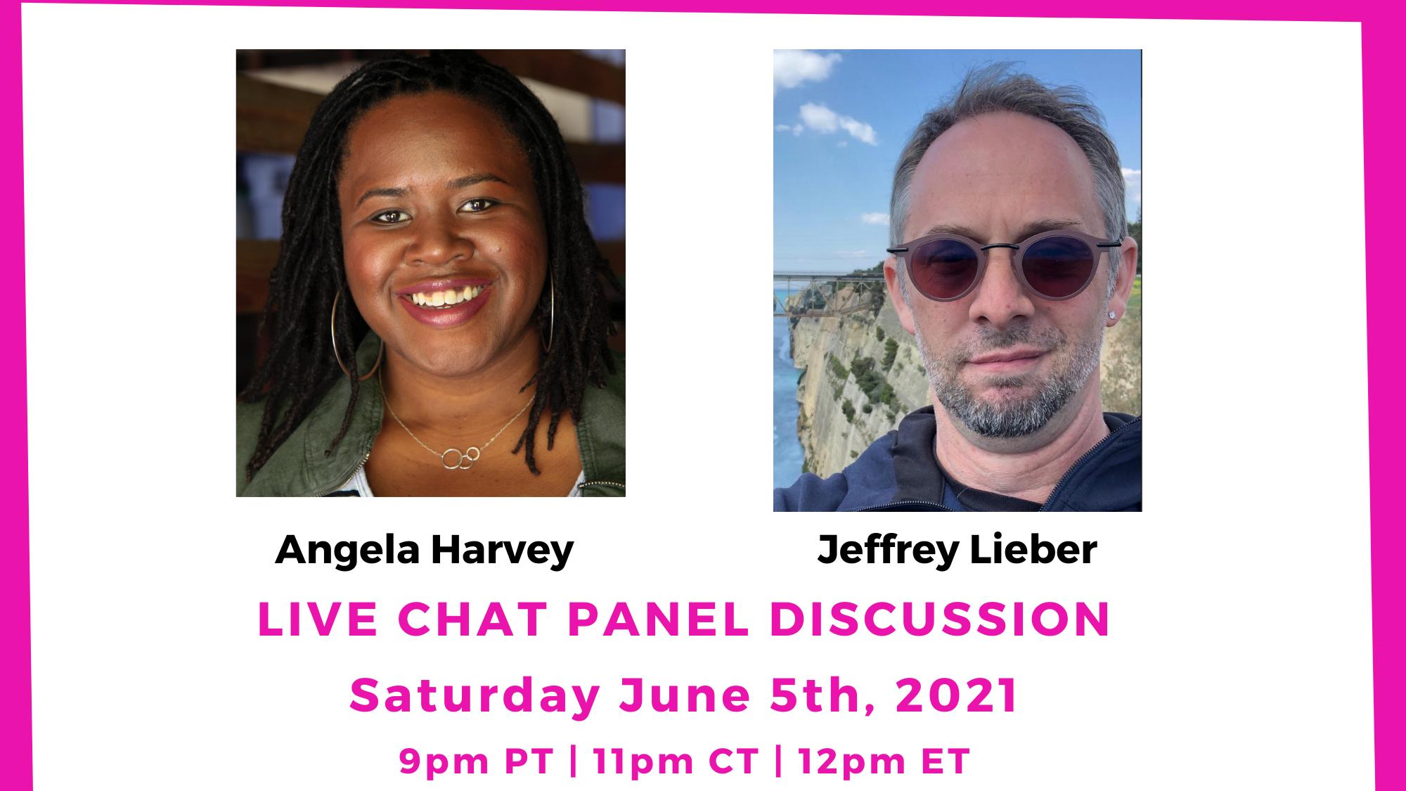 Live Chat with writer/producers Angela Harvey + Jeffrey Leiber