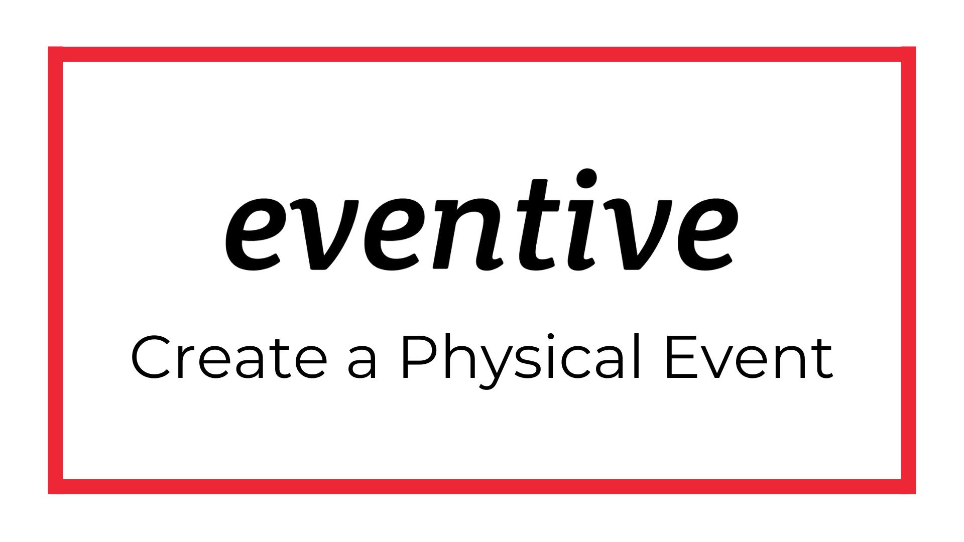Create a Physical Event
