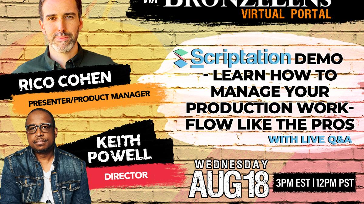 Scriptation Demo - Learn How to Manage Your Production Workflow Like The Pros