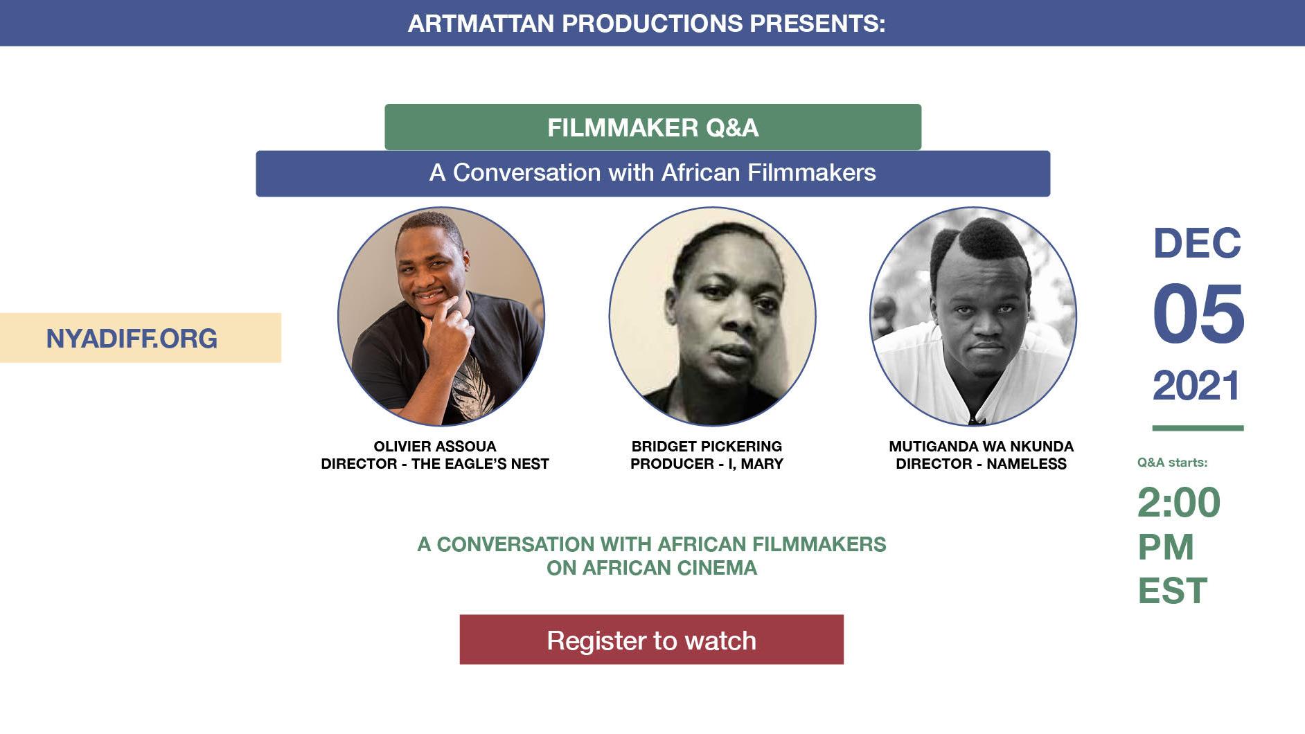 A Conversation with African Filmmakers