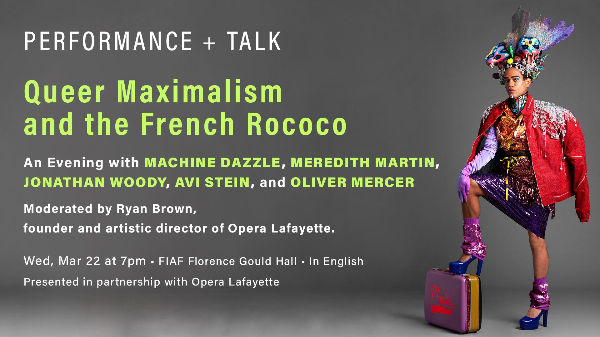 Performance & Talk | Queer Maximalism and the French Rococo