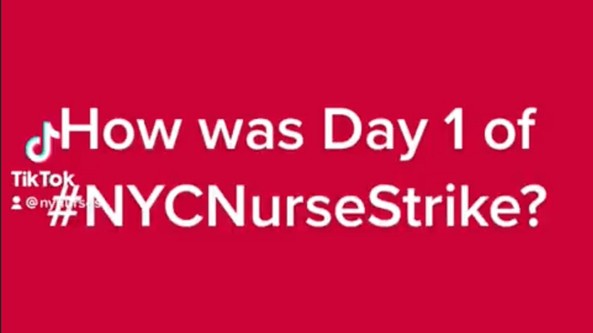 Day One of #NYCNurseStrike
