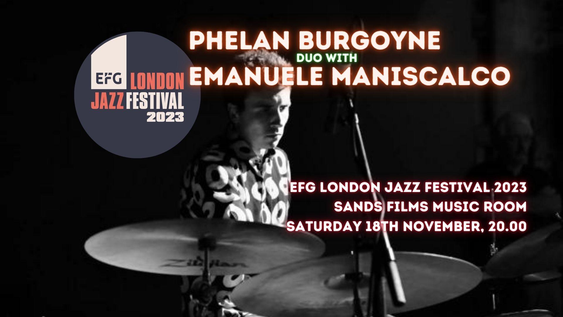 Phelan Burgoyne EFG London Jazz Festival 2023 ~ Live Broadcast