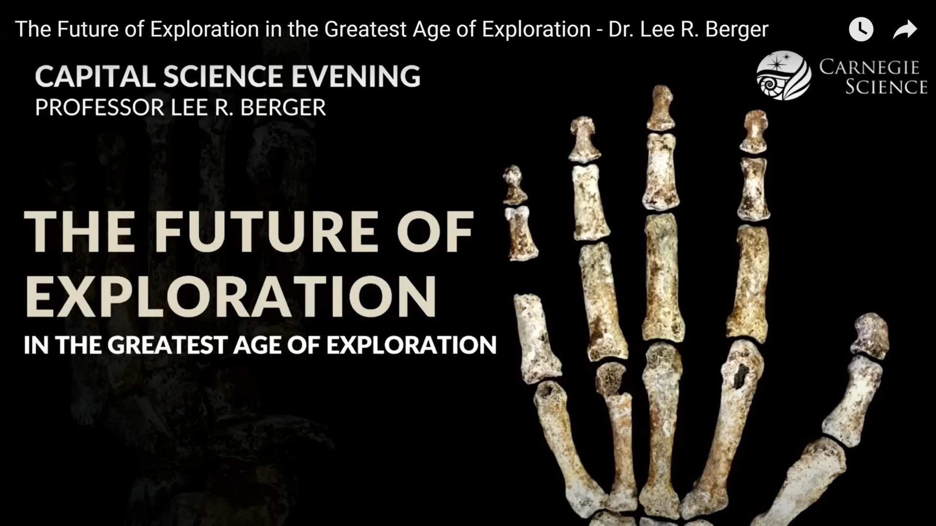 5.3 Carnegie Science - The Future of Exploration in the Greatest Age of Exploration by Prof. Lee Berger