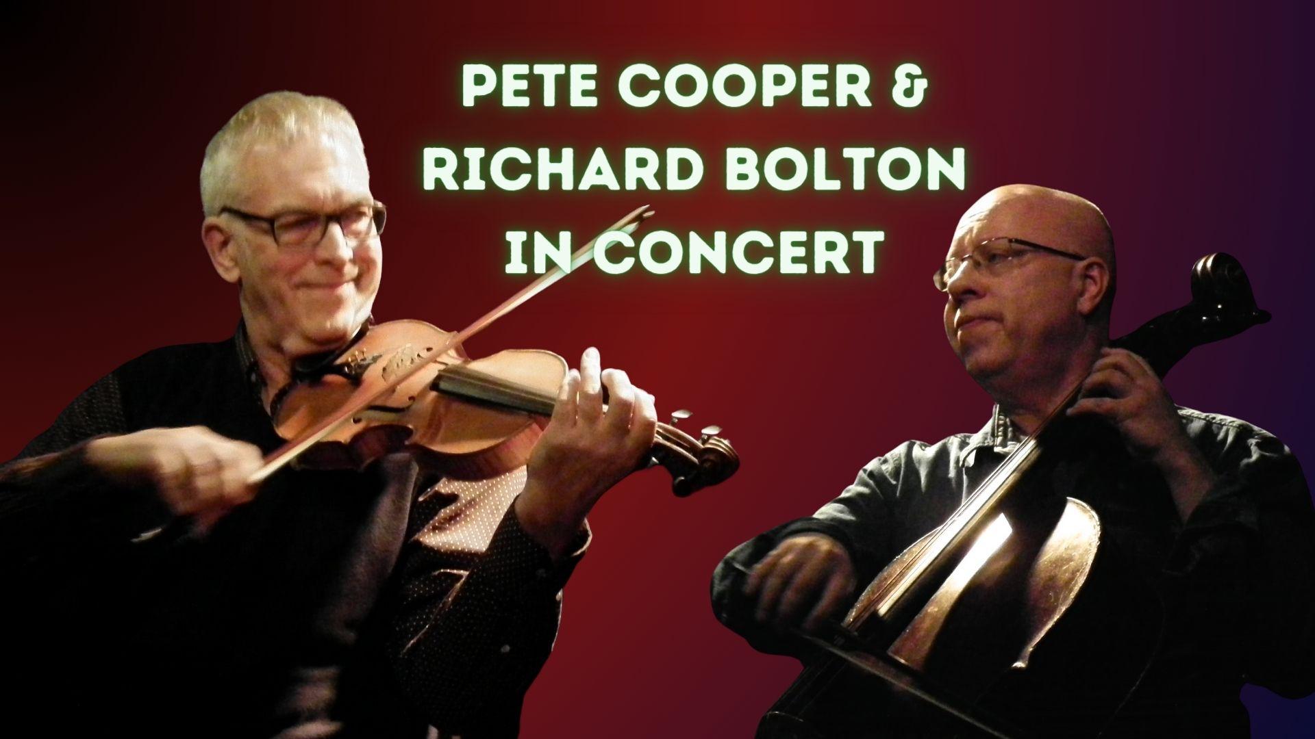 Pete Cooper & Richard Bolton  ~ Live Broadcast