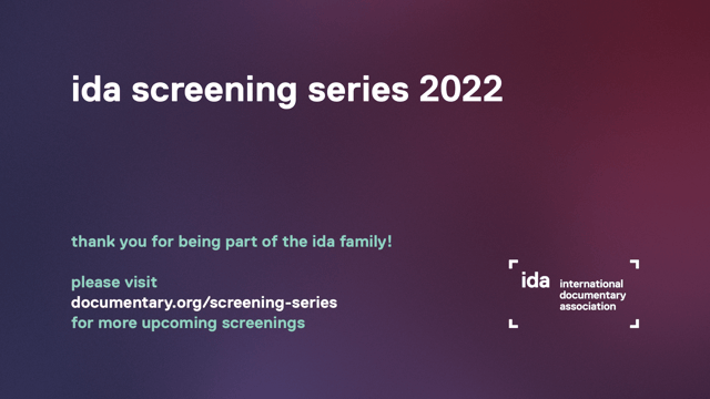 2022 IDA Documentary Screening Series